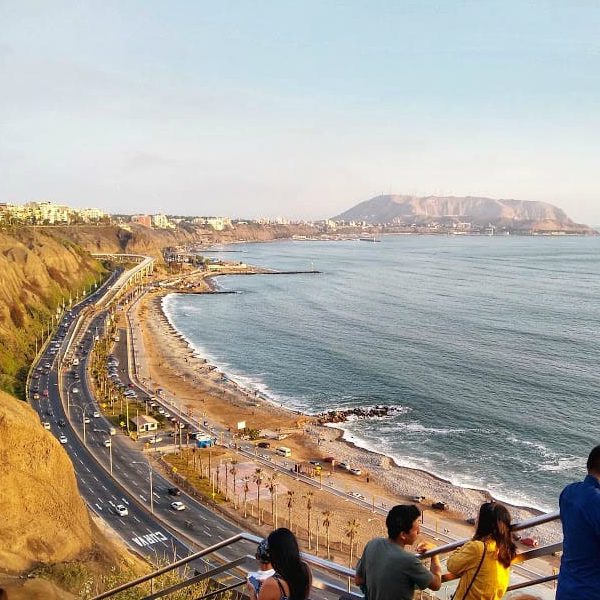 beaches of lima, seen from safe miraflores